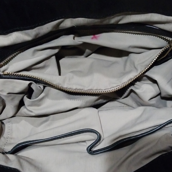 Olivia Harris handbag brown w/ black trim - Picture 4 of 7